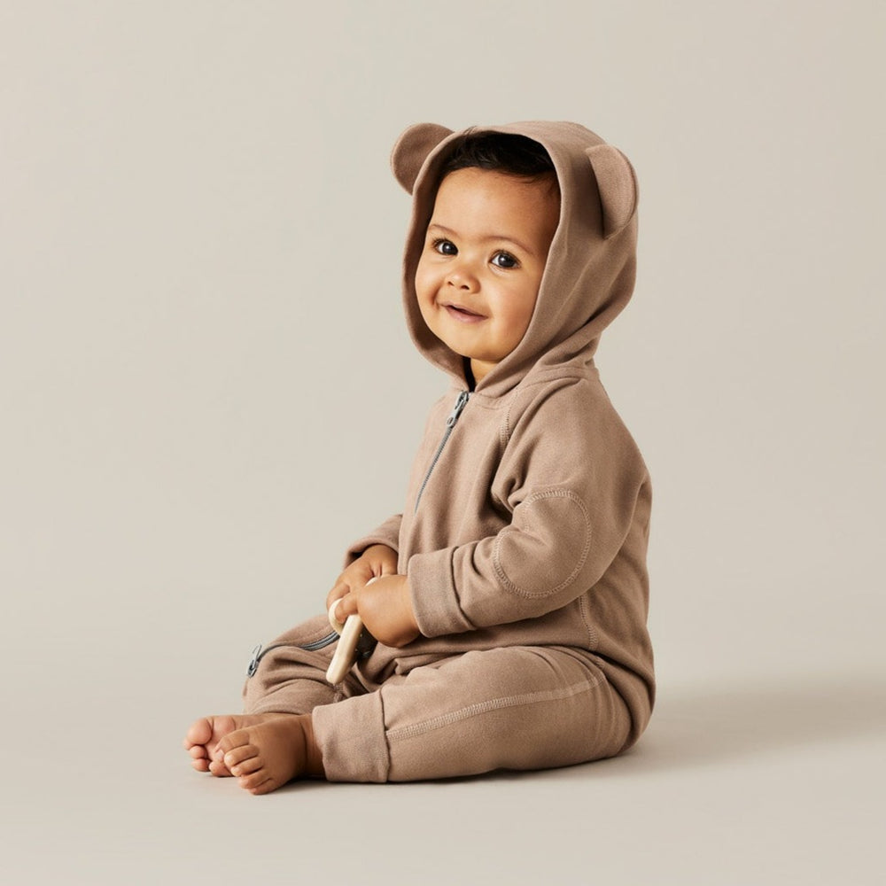 Ginger Bear Winter Zipsuit