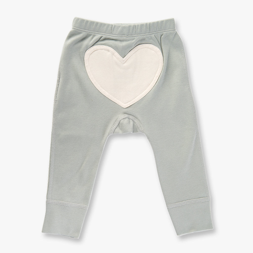 Dove Grey Heart Pants - Sapling Child Canada
