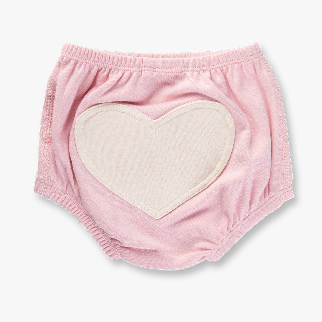 
                  
                    Dusty Pink Heart Bloomers - Sapling Child Canada
                  
                