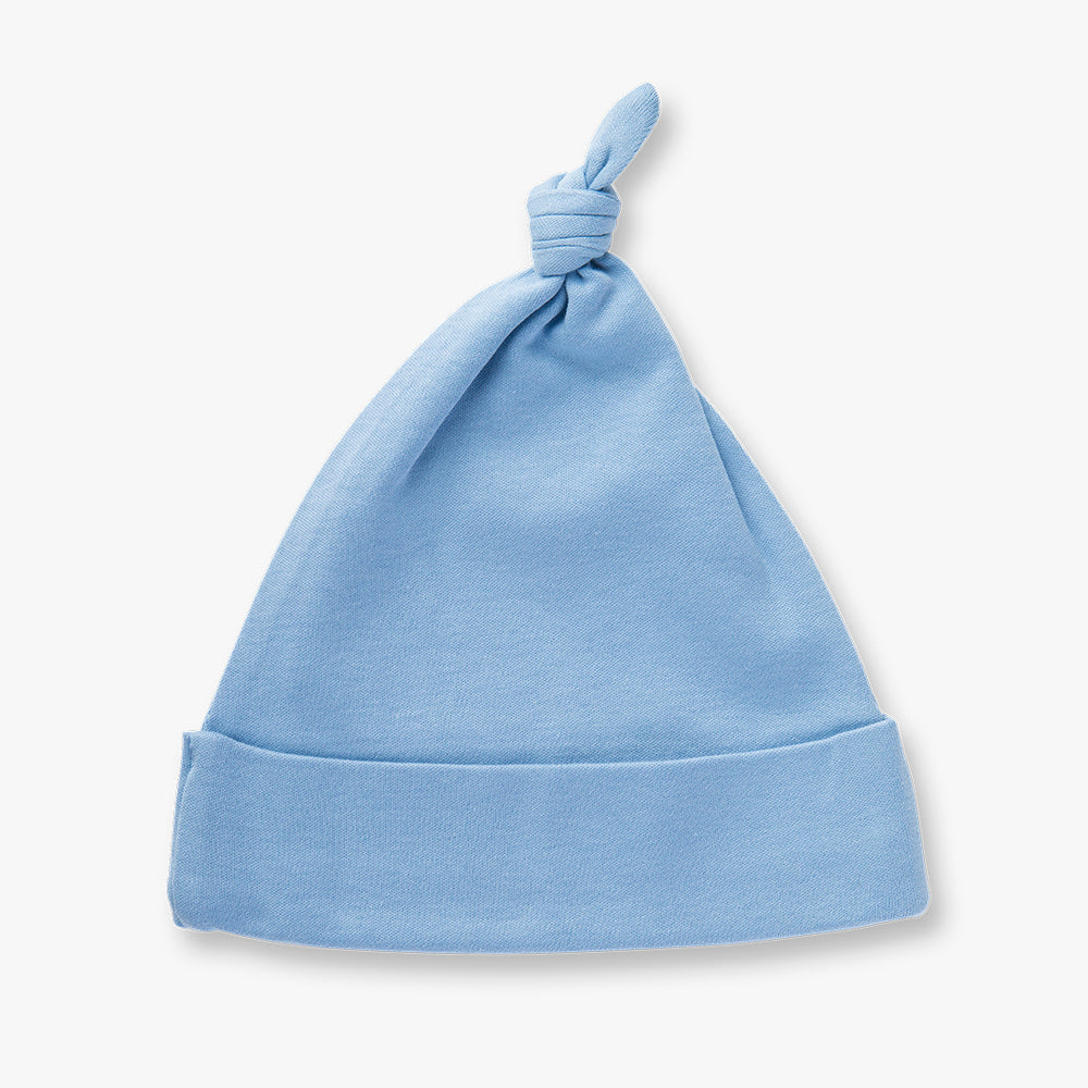 Little Boy Blue Knotted Hat - Sapling Child Canada